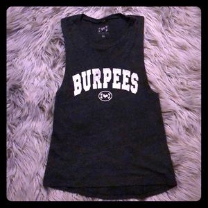 Burpees workout tank